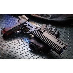 KSC CO2 plynová M93R Auto-9 C Robocop GBB - Čierna