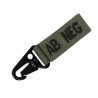 Keychain with blood group OLIVE - A POS