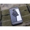 3D PVC MAJOR LEAGUE PRIMADONNA Patch - Black / White