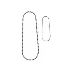 Chains for dog tags set SILVER original USA