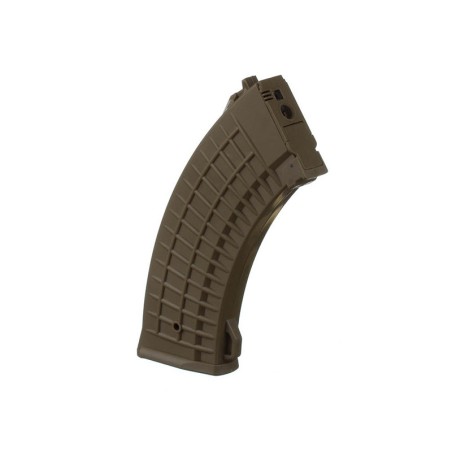 Zásobník pro AK47 (Waffle) 550ran,pískový - točný