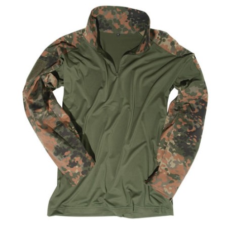 Tactical shirt with a collar Flecktarn, size S