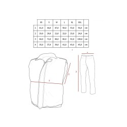 Kid´s vest and pants WOODLAND, size XS