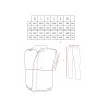 Kid´s vest and pants WOODLAND, size XS