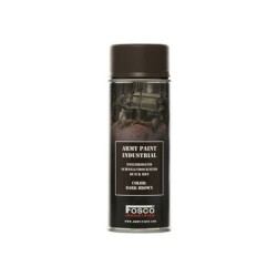 Barva ARMY ve spreji 400ml TMAVĚ HNĚDÁ (DARK BROWN)