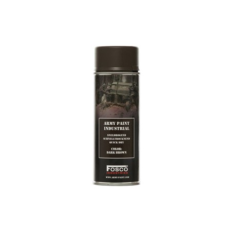 Barva ARMY ve spreji 400ml TMAVĚ HNĚDÁ (DARK BROWN)