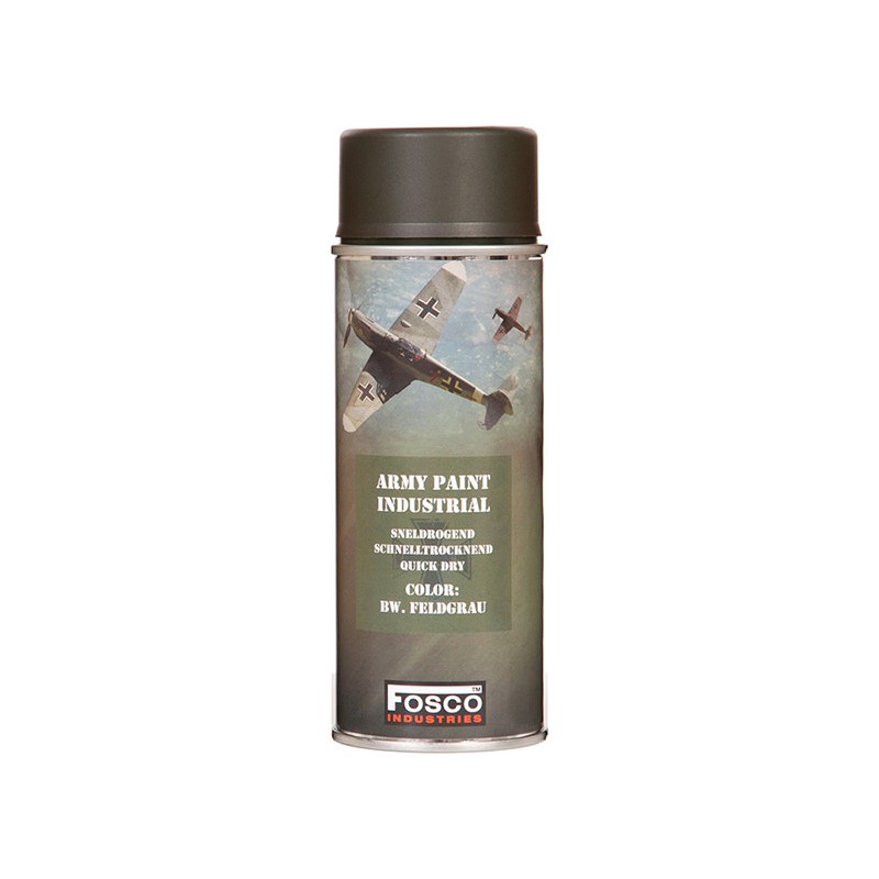 Barva ARMY ve spreji 400ml RAL 6006 BW ŠEDÁ FELDGRAU