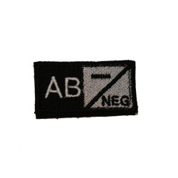 ID. Blood Velcro AB NEG - BLACK/WHITE