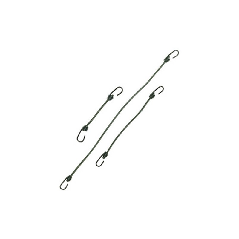 Bungee attachment OLIVE 8 mm - 75 cm, 1PC