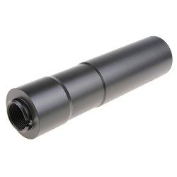 5KU airsoftový POWER-UP tlumič AK DTK-4, 24 mm CW - Černá