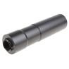 5KU airsoftový POWER-UP tlmič AK DTK-4, 24 mm CW - Čierna