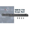 Action Army CNC VSR-10 Rifle Scope Mounting Rail - Black