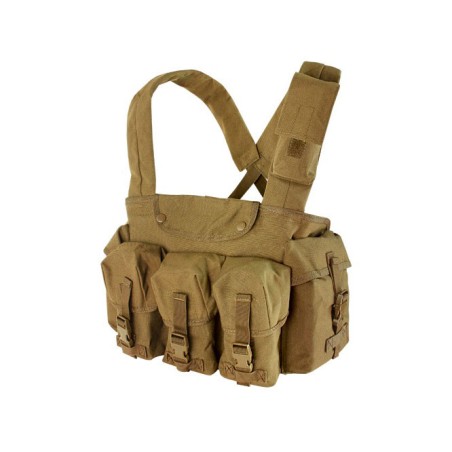 Vesta taktická CHEST RIG 7 kapes COYOTE BROWN