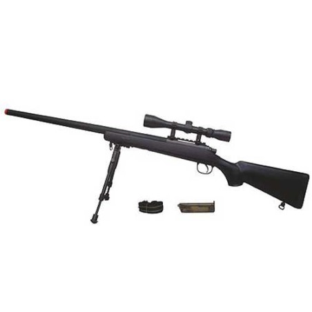 MB03D Sniper - černá + optika + dvojnožka
