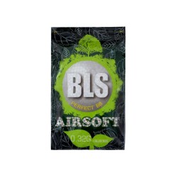 BLS airsoftové BIO kuličky 0,32g, 3120 BBs (sáček) – Bílá | ANAREUS