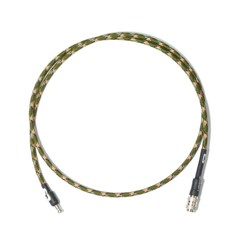 MANCRAFT HPA hadica MICRO DUAL QD 4 mm s opletom (106 cm) - Woodland