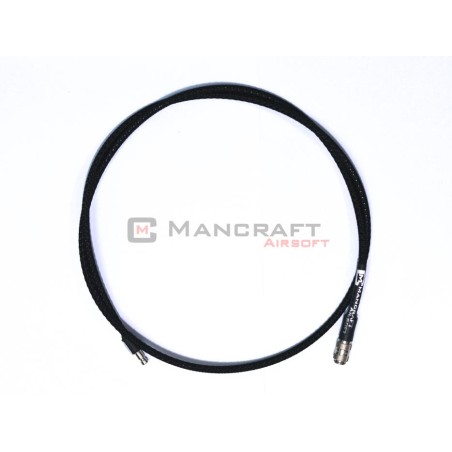 MANCRAFT HPA hadice MICRO DUAL QD 4 mm s opletem (106 cm)  - Černá