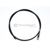 MANCRAFT HPA hadice MICRO DUAL QD 4 mm s opletem (106 cm)  - Černá