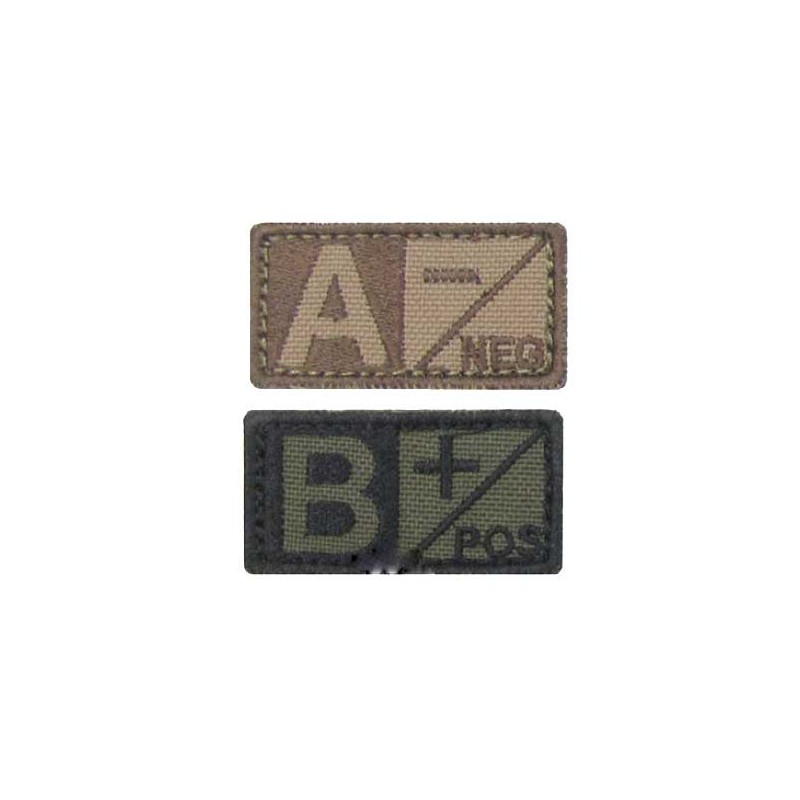 ID. Blood Velcro 0 NEG - TAN