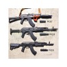 LCT RIS montáž na plynovú trubicu AKS-74U (krátka) – 118 mm | ANAREUS