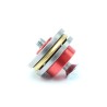 Washer, screw and thrust bearing for piston heads