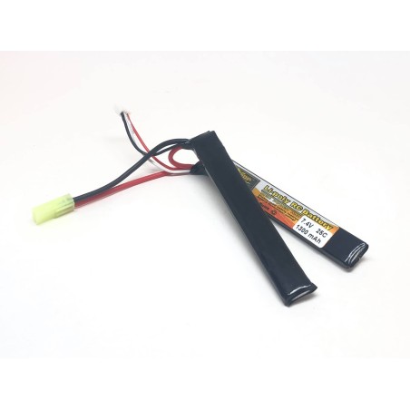Battery XCell 7.4V / 1300mAh 25C Li-Pol two-piece