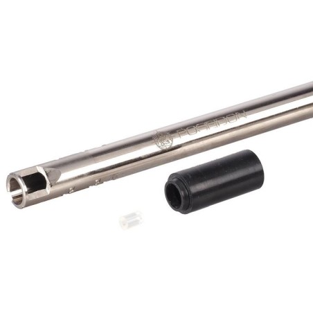 Niklovaná hlaveň 6,03mm se vzduchovou drážkou a gumičkou pro GHK GBB (229mm)
