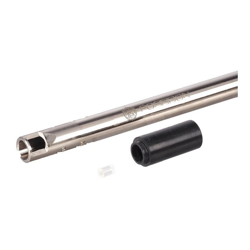 Niklovaná hlaveň 6,03mm se vzduchovou drážkou a gumičkou pro GHK GBB (229mm)