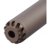 Action Army Aluminum Silencer AAP 169x35 mm, 14- mm CCW - FDE