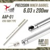 Action Army precizní vnitřní hlaveň AAP-01 GBB, 6,03 mm - 200 mm