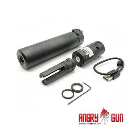 Nasvětlovací tlumič QD SOCOM556 (-14mm levotočivý), černý