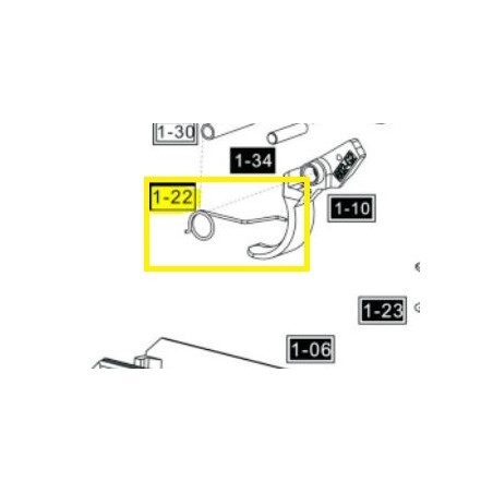 Trigger Spring for ASG CZ 75D Compact