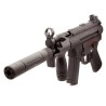 AirsoftPro adaptér tlmiča 14mm CCW pre MP5K a PDW – Čierna | ANAREUS