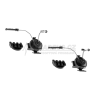 Rail adapter set na helmu pro headset COM 1 / 2, černý