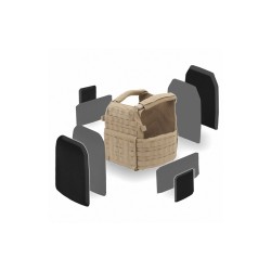 Warrior DCS Plate Carrier Base Only, Coyote
