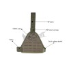 WoSporT stehenný MOLLE panel Laser-Cut | ANAREUS
