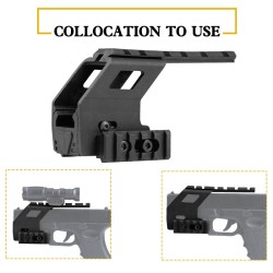 WoSporT GB-49 Rail Base System for G-Series Pistols (BK) ANAREUS