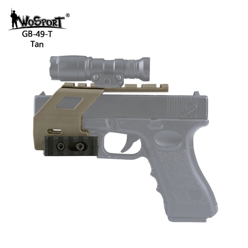 WoSporT GB-49 Rail Base System for G-Series Pistols (Tan) ANAREUS