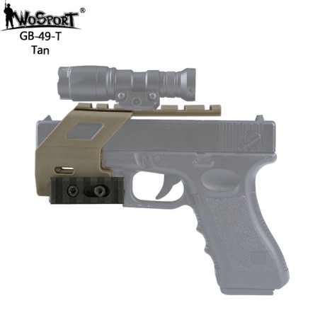 WoSporT GB-49 Rail Base System for G-Series Pistols (Tan) ANAREUS