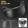 WoSporT ARC Flip Helmet Goggles, 2 Lenses – Black | ANAREUS