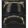 WoSporT ARC Flip Helmet Goggles, 2 Lenses | ANAREUS