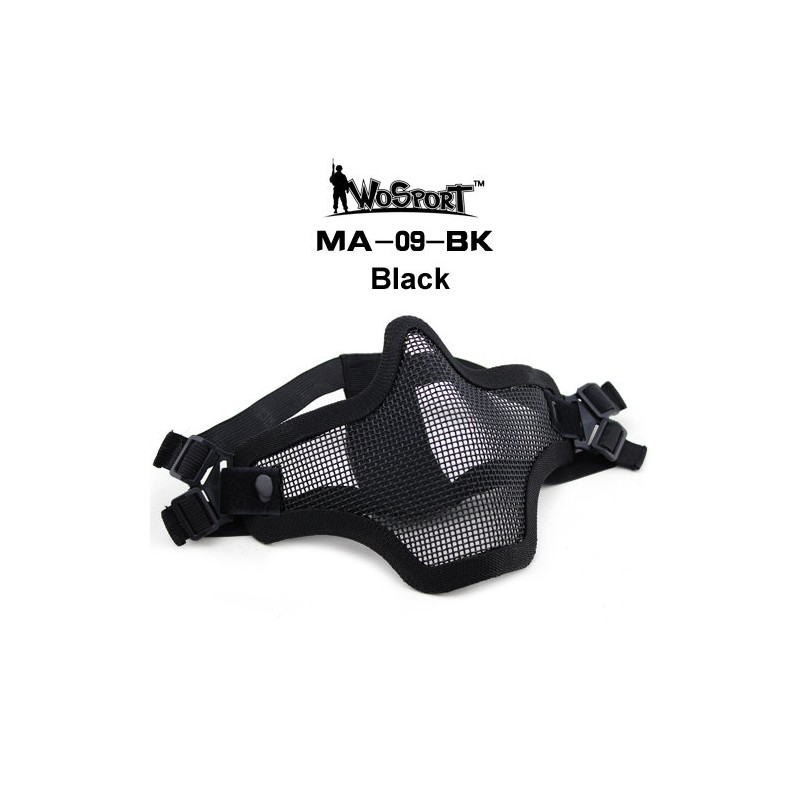WoSporT Double-Band Scouts Protective Mask – Black | ANAREUS