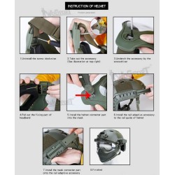WoSporT Pilot Steel Mesh Mask (3 Lenses) | ANAREUS