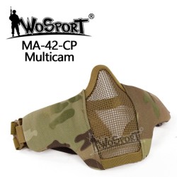 WST Airsoft Protective STEEL MESH Mask - MC
