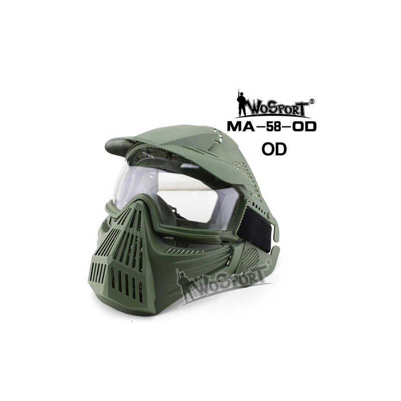 WoSporT TRANSFORMER LEADER V2 Protective Mask – Green | ANAREUS