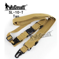 WoSporT Tactical 3-Point Sling – Tan | ANAREUS