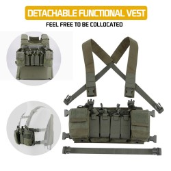WoSporT D3CRX Multi-Mission Tactical Chest Rig | ANAREUS