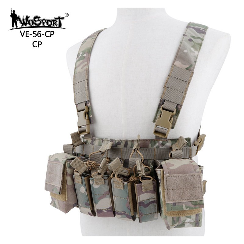 WoSporT D3CRX Multi-Mission Tactical Chest Rig – Multicam | ANAREUS