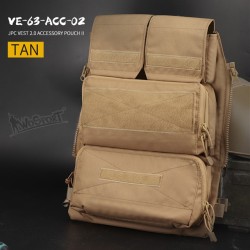 WoSporT JPC 2.0 zádový panel TYPE 2 na zip – Písková | ANAREUS