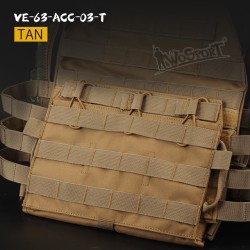 WoSporT JPC 2.0 MOLLE Triple Mag Platform – Tan | ANAREUS